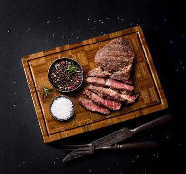 Набір з 3 великих дерев'яних обробних дощок з бамбука Kikcoin Standard (17'L x 12'W)