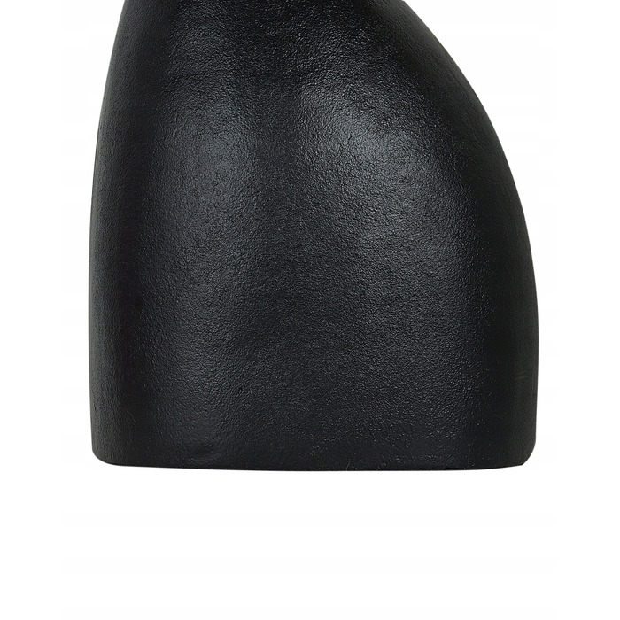 Декоративна металева ваза NARBADA, 36 см, чорна