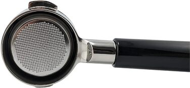 Bottomless Portafilter 58mm for E61, with Stainless Steel Replacement Filter Basket and ABS Handle