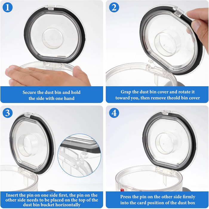 Контейнер для пилу AiLomey (замінник) для Dyson V12 Detect Slim, V10 Digital Slim, V7, V8, SV10, SV11. Замінник оригінальної запчастини 965272-01. Підходить для моделей Dyson V12 Slim, V10 Digital Slim, V7, V8, SV10, SV11.