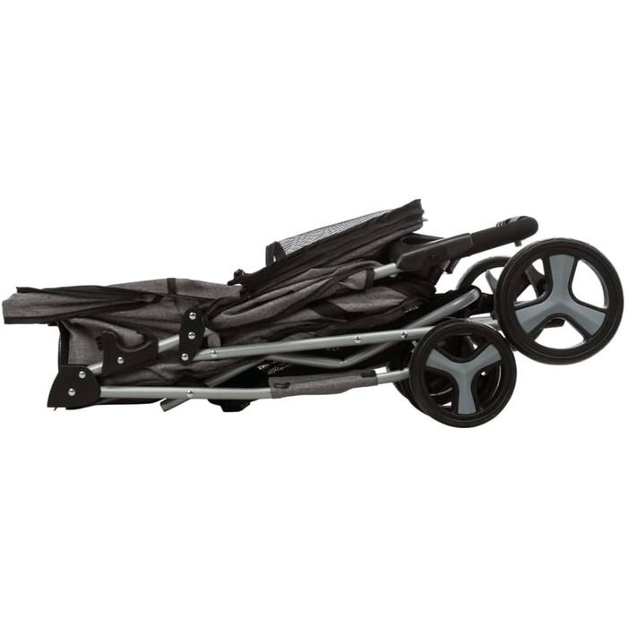 Крісло-мішок Buggy сірого кольору, 47x100x80 см, 4.9 кг