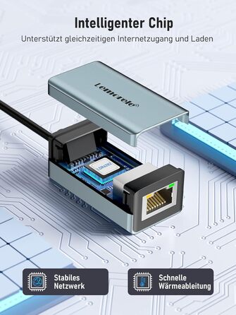 Док-станція USB-C з алюмінію: 2 HDMI, Gigabit Ethernet, 4 USB-A, USB-C 3.0, PD 100W, SD/TF, 1000Mbps RJ45, для Macbook, Lenovo, HP, Dell, Surface
