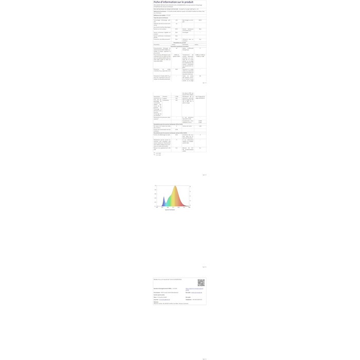 LED-стельова лампа PreeOtti для вітальні, диммування, 36W, з пультом та сенсором, 3 колірні температури (чорний/сріблястий)