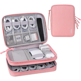 Органайзер для подорожей DDgro, водонепроникний, рожевий, великий