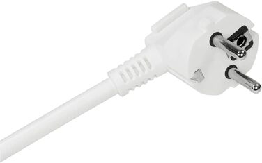 Смуга розподілу LogiLink LPS233 з 6 розетками, захистом від перенапруги та дитячим замком, CEE 7/3 (біла)