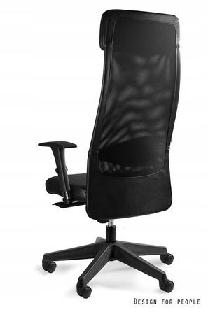 Крісло керівника Ares Soft, чорне