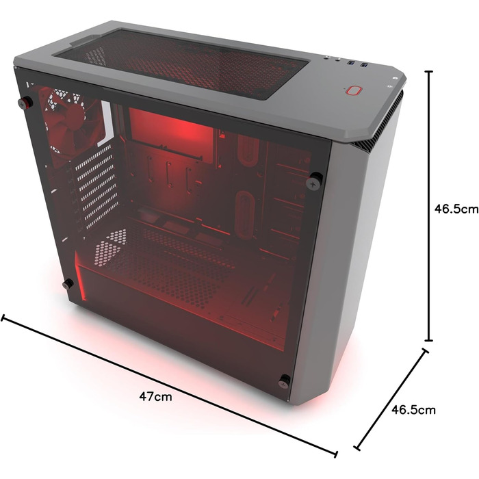 Корпус Phanteks Eclipse P400 Steel ATX Mid Tower чорного кольору з темноватим склом, серія P400