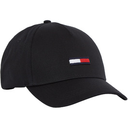 Кепка Tommy Jeans Unisex Flag Basecap чорна, універсальний розмір