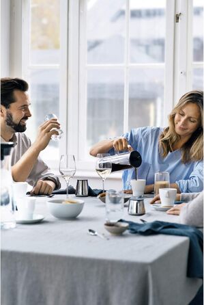 WMF Coffee Time Coffeepress double-walled 0.75l, French Press, coffee maker for 6 cups, glass, dishwasher-safe