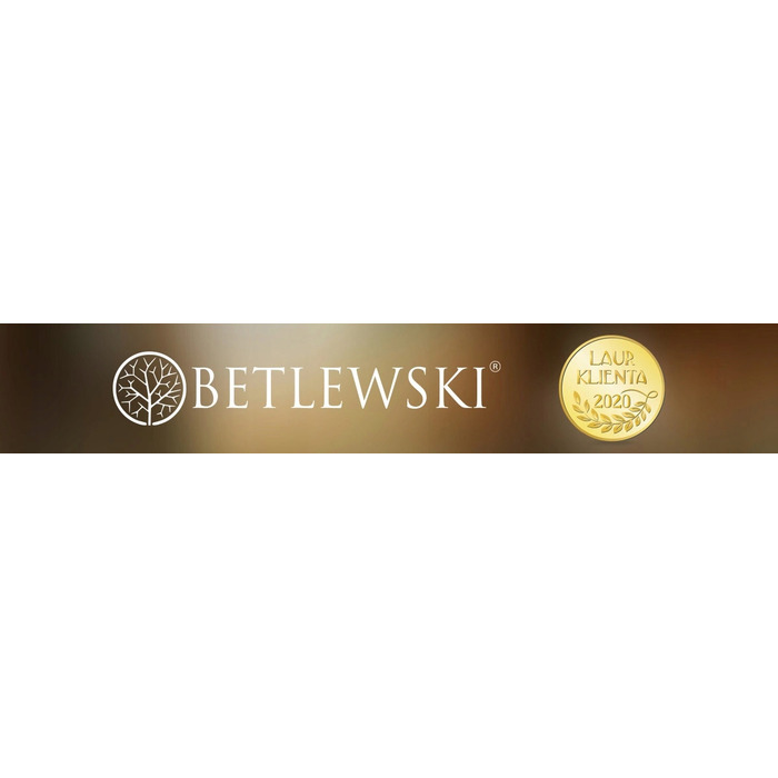 Шкіряний чоловічий ремінь Betlewski, коричневий, класичний широкий — ідеальний подарунок + сертифікат