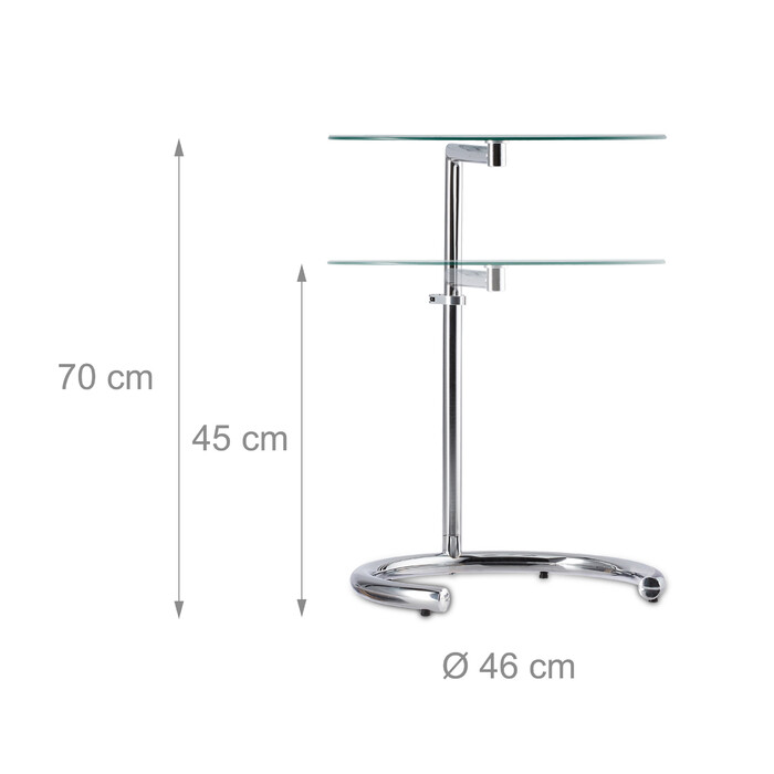 Relaxdays Adjustable Height Coffee Table