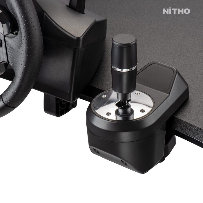NITHO Drive Pro ONE: Ігровий кермо NITHO з педалями та перемикачем передач для PS4, PC, Xbox One, Xbox Series X|S та Switch. 270 градусів, Zero Dead Zone.
