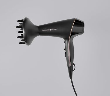 Випрямляч для волосся Remington Proluxe S9150B з широкими керамічними пластинами (110 x 50 мм), OPTIheat, цифровий дисплей, швидкий нагрів