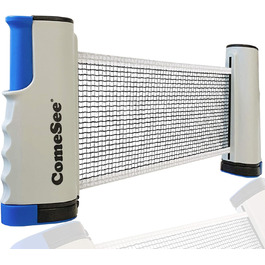 Comesee Retractable Table Tennis Net for Any Table - Replacement Net & Posts, Gray