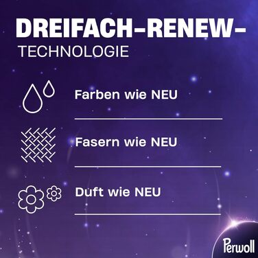Рідкий засіб для прання Perwoll Renew Black для темного одягу, відновлення кольору та волокон, 80 прань