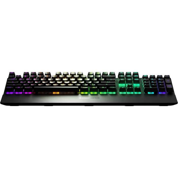 SteelSeries Apex 7 - Механічна ігрова клавіатура з OLED дисплеєм - Червоні перемикачі - Розкладка DE (QWERTZ)