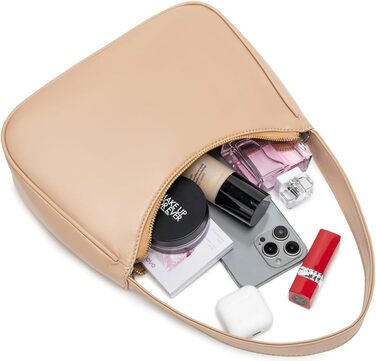 Сумка жіноча Schutertaschen Hobo мініатюрна, клатч з блискавкою, колір хакі, розмір L