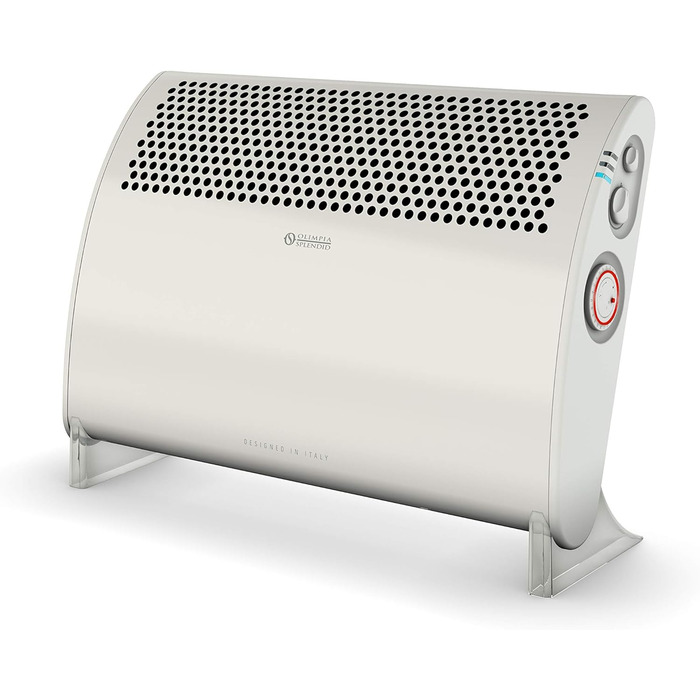 Конвектор-вентилятор Olimpia Splendid Caleo TT 2000W з турбо-режимом та таймером, білий, 70 м³