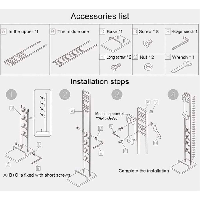 Dyson Vacuum Stand - Compatible with Dyson V15, V12, V11, V10, V8, V7, V6 & DC58, DC59, DC62, DC74 Vacuum Cleaners - Organizer Holder Rack