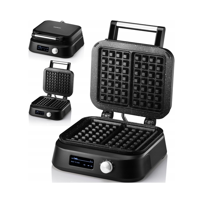 Вафельниця Kerch Siesta 2500 Вт, чорна