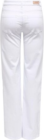 Жіночі джинси Only Blush прямого крою, білі, висока посадка, розмір XL (32L)
