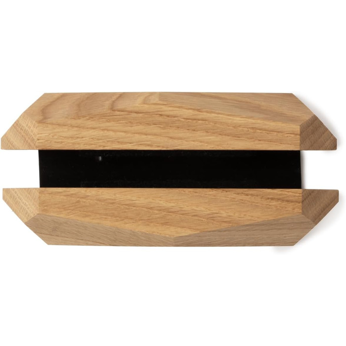 Oakwood Vertical Laptop Stand - Adjustable Wooden Desk Dock for MacBook Pro, MacBook Air, iPad - Handcrafted from Oak Wood