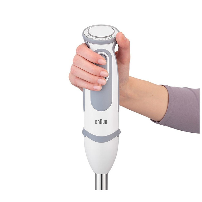 Занурювальний блендер Braun MultiQuick 5 Vario MQ 5200 WH 1000 Вт, біло-сірий