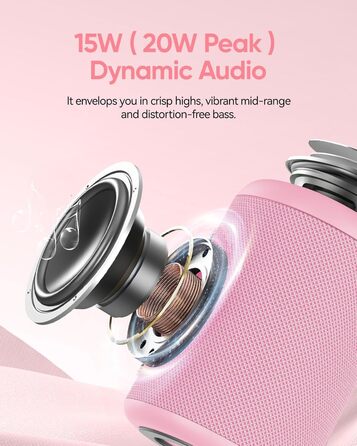 Портативна Bluetooth колонка AY з підсвіткою, IPX5 водостійка, AUX/TF картридер, стерео-паринг, 24 год роботи від акумулятора, для дому та відпочинку на природі (зелена)