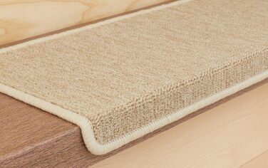 Ступінчасті килимки Kettelservice-Metzker Monza прямокутної форми - різні комплекти та кольори - бежевий, 14 штук