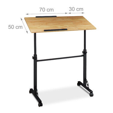 Relaxdays Large Laptop Table Premium XXL