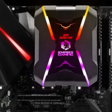 Кулер для ПК Empire Gaming Guardian V201 - RGB, 4 теплові трубки, для Intel та AMD