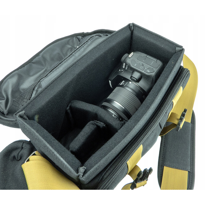 Фотосумка Camlight чорна для DSLR-камери з роздільниками