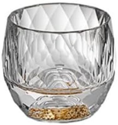 Набір келихів для шотів Crystal Shot, 6 шт, 15 мл, безсвинцеве скло, позолота 24К, для горілки, віскі, саке, текіли