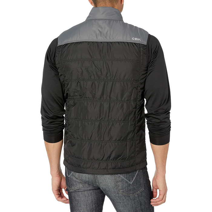 Чоловічий теплий жилет CBUK Thaw з утеплювачем та захистом від вітру, чорний