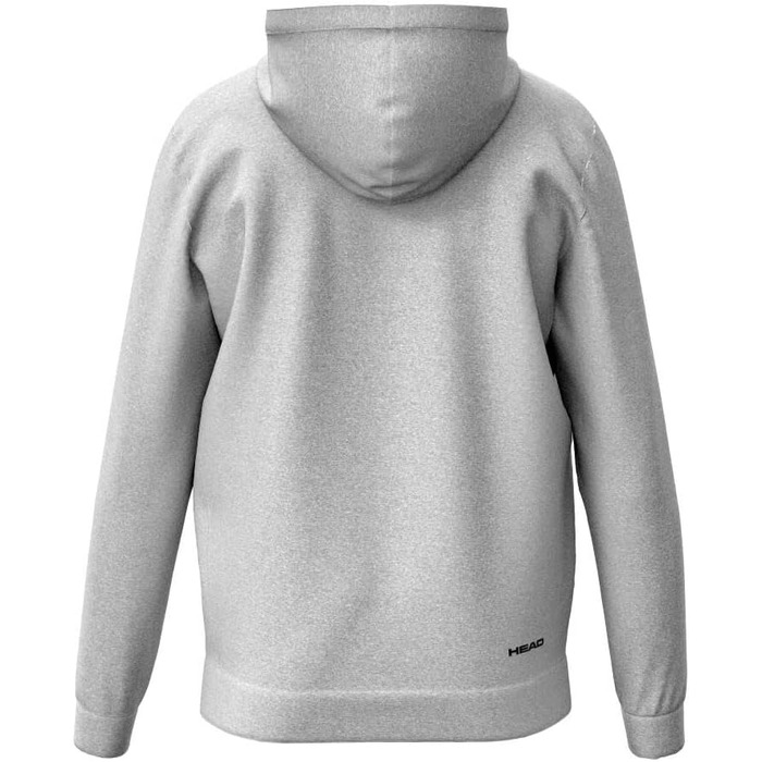 Чоловіча толстовка на молнії Head Club Original Hoodie Fz, сірий меланж, розмір 3XL