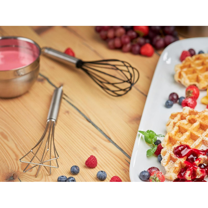 Венчик кухонний RÖSLE Silikon, нержавіюча сталь 18/10, 27 см. Термостійкий до 220°C, для миття в посудомийній машині