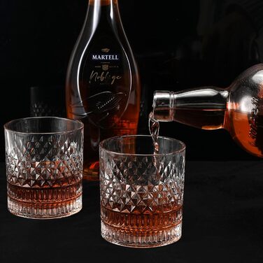 Набір Royouzi з 2 склянок для віскі, 300 мл, для скотчу, бренді, рому, мартіні – персоналізований подарунок для чоловіків, на день народження та поціновувачів віскі