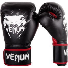 Боксерські рукавички Venum Kinder Contender, чорний/червоний, 8 oz (одиночні)