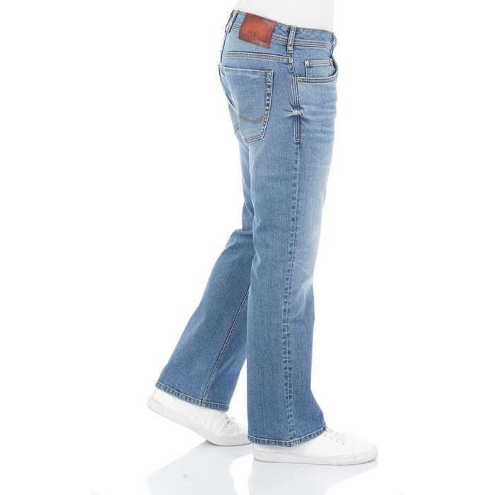 Чоловічі джинси LTB Stretch Timor Bootcut, блакитні/чорні, розміри 28-40, Aiden Wash (53632)