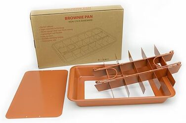 Форма для випічки Brownie SVNR BLN002 з антипригарним покриттям, для 18 порцій