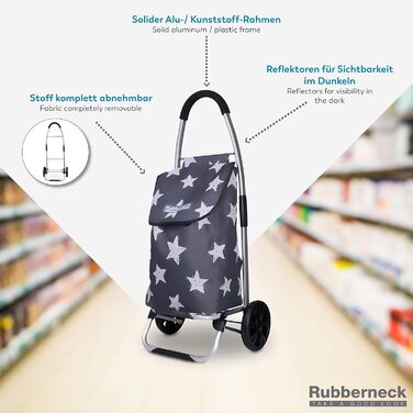 Складаний візок для покупок Rubberneck - легкий та місткий