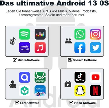 MP3 плеєр Spotify з WiFi та Bluetooth, Android MP4 плеєр для дітей 4.02