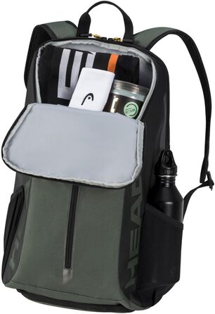 HEAD Unisex Tour Tennis Backpack - 25L Thyme/Banana