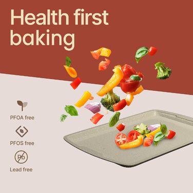 Набір для випічки Bakken Swiss 6 шт. - Антипригарні форми для випічки з вуглецевої сталі з білим мармуровим покриттям