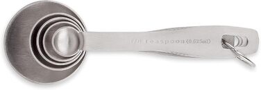 Hushåll's Stainless Steel Serving Spoon Set – 5-Piece, Durable, for Dry Foods, Spices, or Liquids