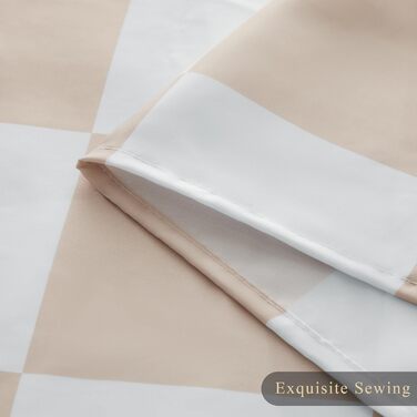 Тканинний душовий завіс для ванної кімнати з ретро-шахматним візерунком, рожевий, 183x183 см