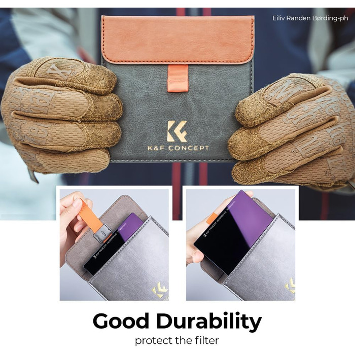 Набір фільтрів K&F Concept Nano-X: квадратний фільтр, тримач, адаптерні кільця (ND32000)