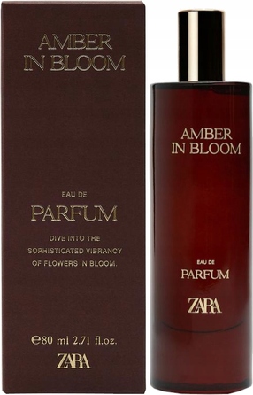 Жіночі парфуми ZARA AMBER IN BLOOM, 80 мл, EDP