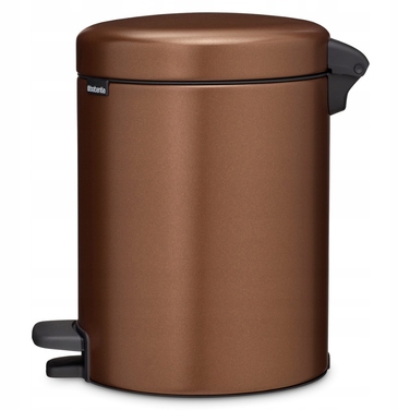 Сміттєвий кошик з педаллю BRABANTIA NewIcon, 5 л, Warm Bronze