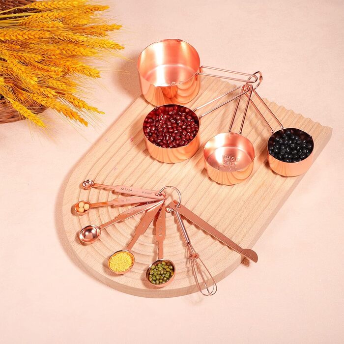 Baking Measuring Cups Measuring Spoons Cooking Spoon Milk Coffee Measuring Baking Utensils Measuring Spoons - Cups Measuring Utensils Tablespoon Measuring Spoons Mini 430 Stainless Steel Whisk